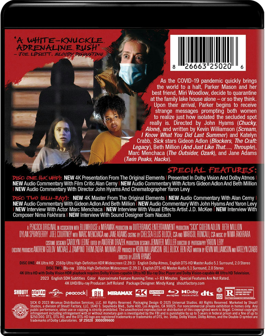 Sick - 4K Ultra HD + Blu-ray [UHD]