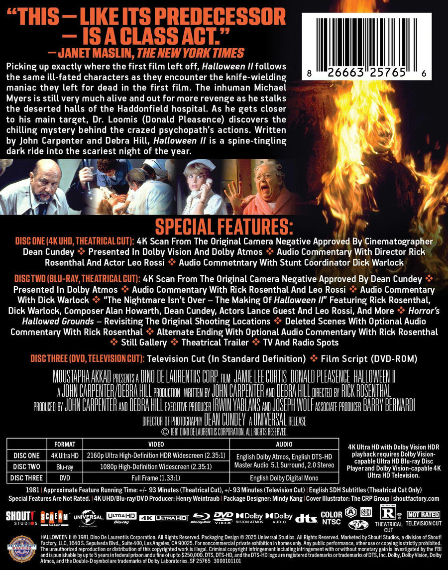 Halloween II (1981) - Limited Edition Steelbook [UHD]