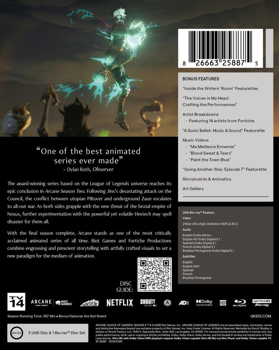 Arcane: League of Legends - Season Two - Limited Edition Steelbook [UHD]
