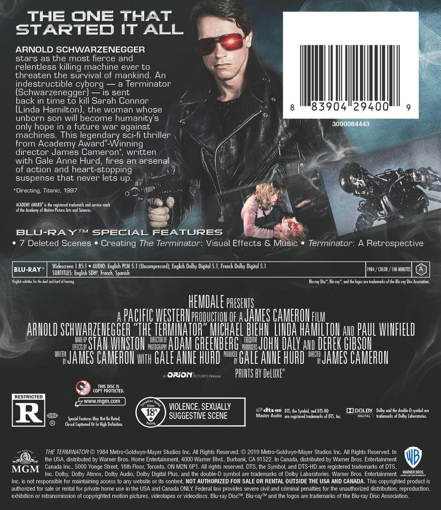 The Terminator (Blu-ray New Box Art) [Blu-ray]