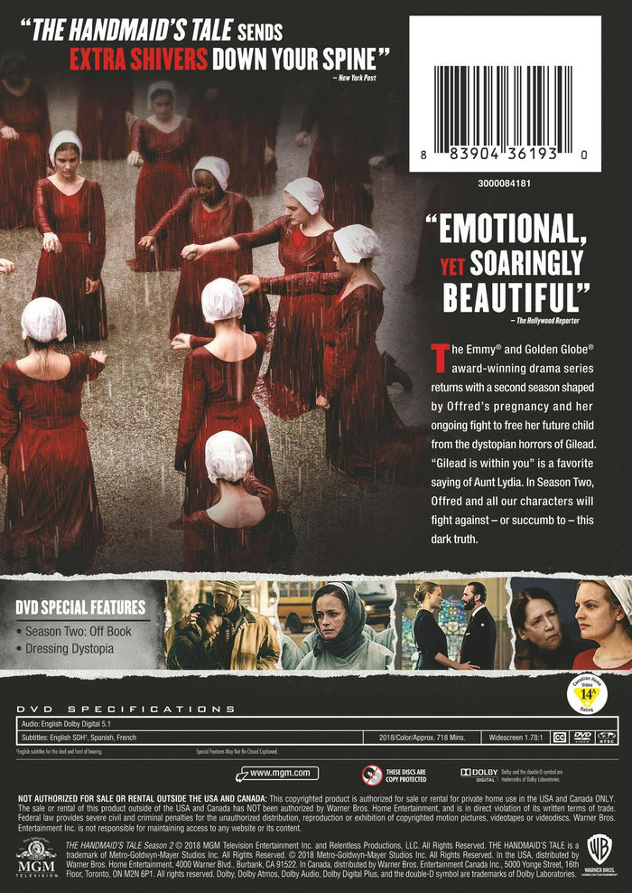 The Handmaid's Tale: Season Two (Box Set) [DVD]