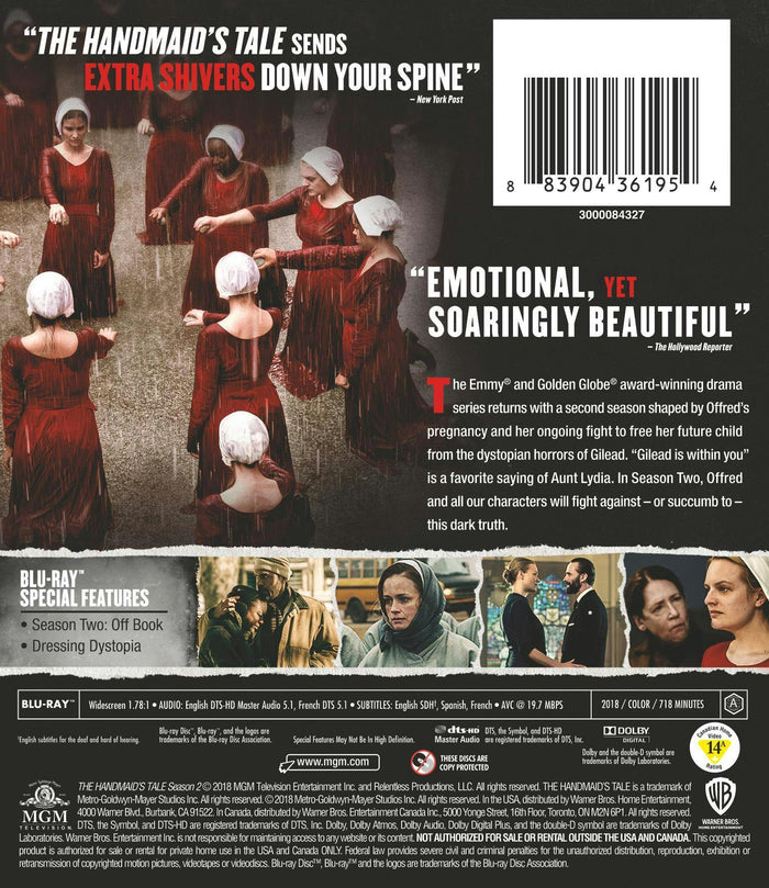 Handmaid's Tale, The: Season 2 [Blu-ray]