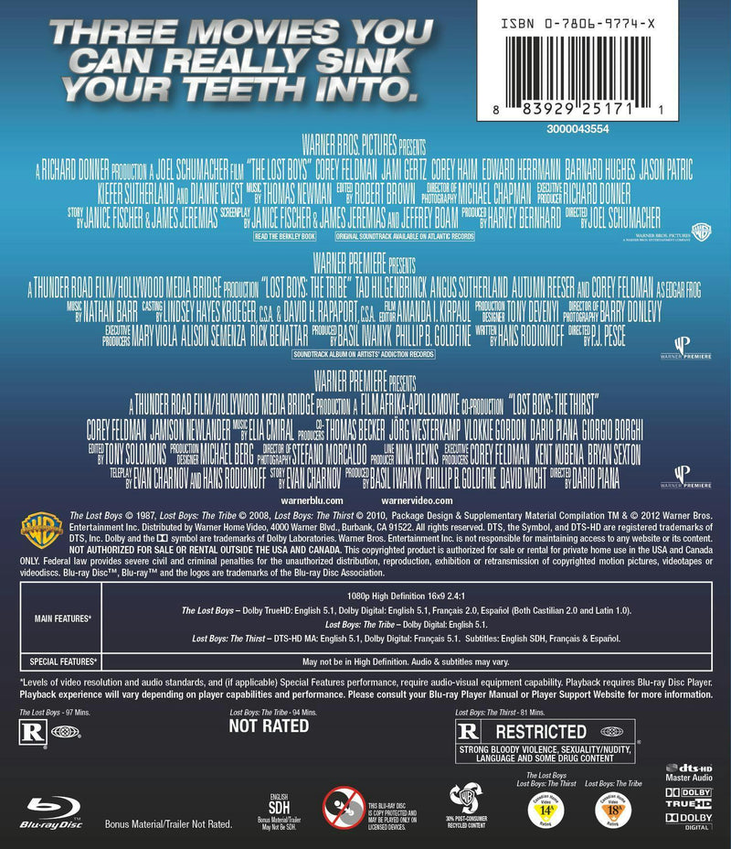 The Lost Boys Trilogy (Box Set) [Blu-ray]