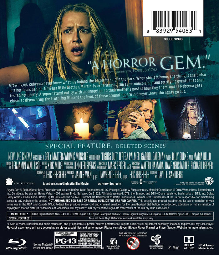 Lights Out [Blu-ray]