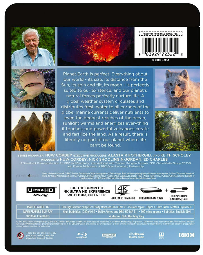 A Perfect Planet (4K Ultra HD + Blu-ray) [UHD]