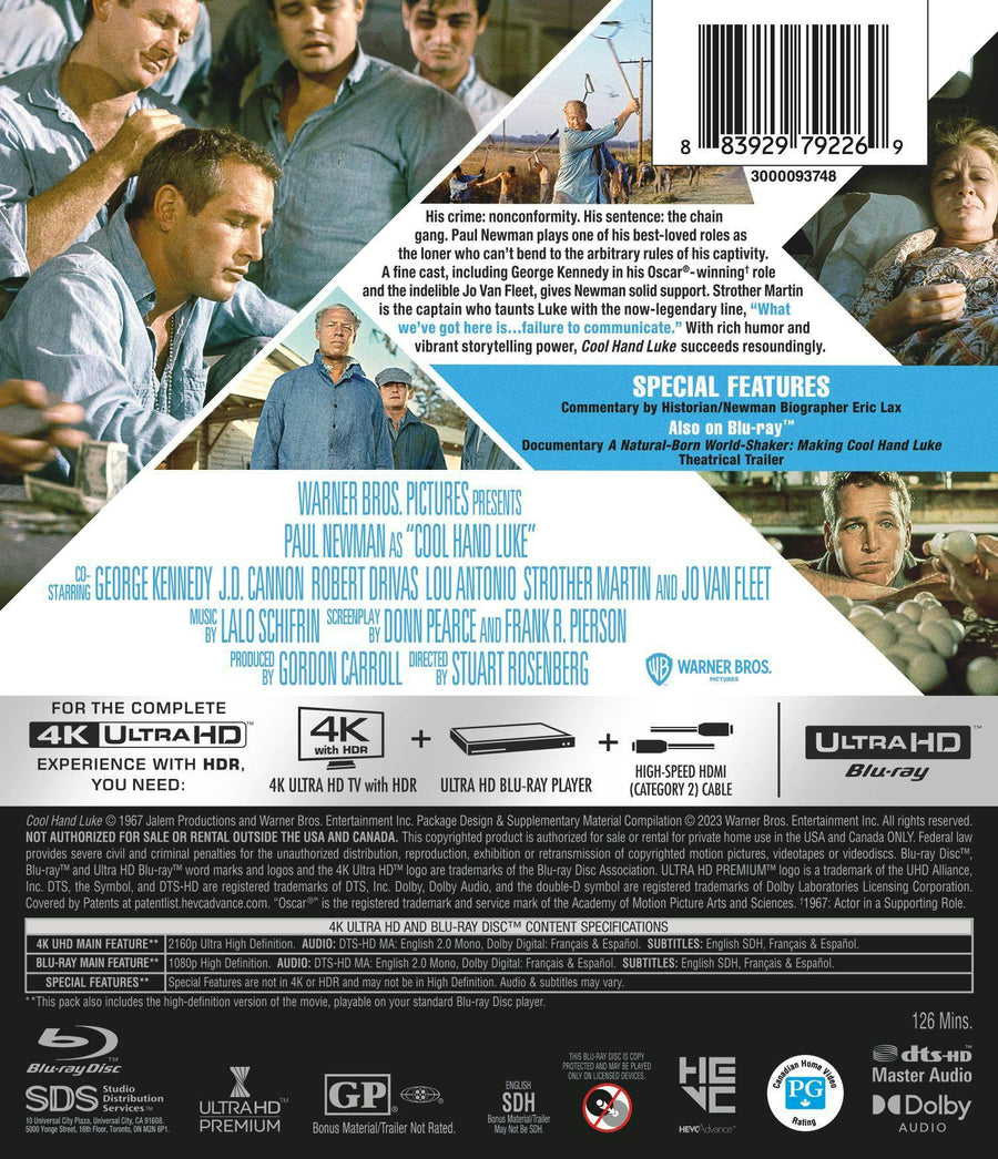 Cool Hand Luke (4K Ultra HD + Blu-ray) [UHD]