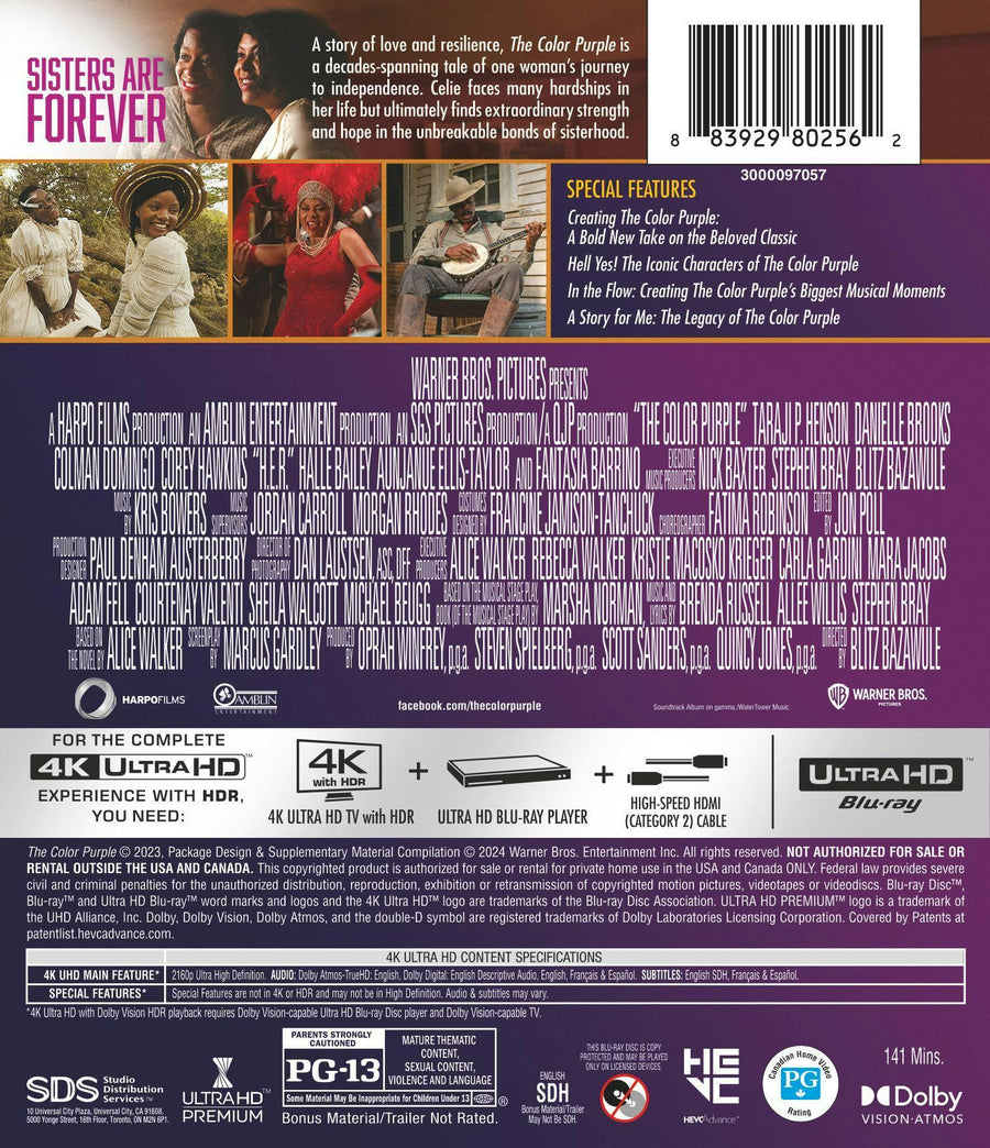 The Color Purple (4K Ultra HD) [UHD]