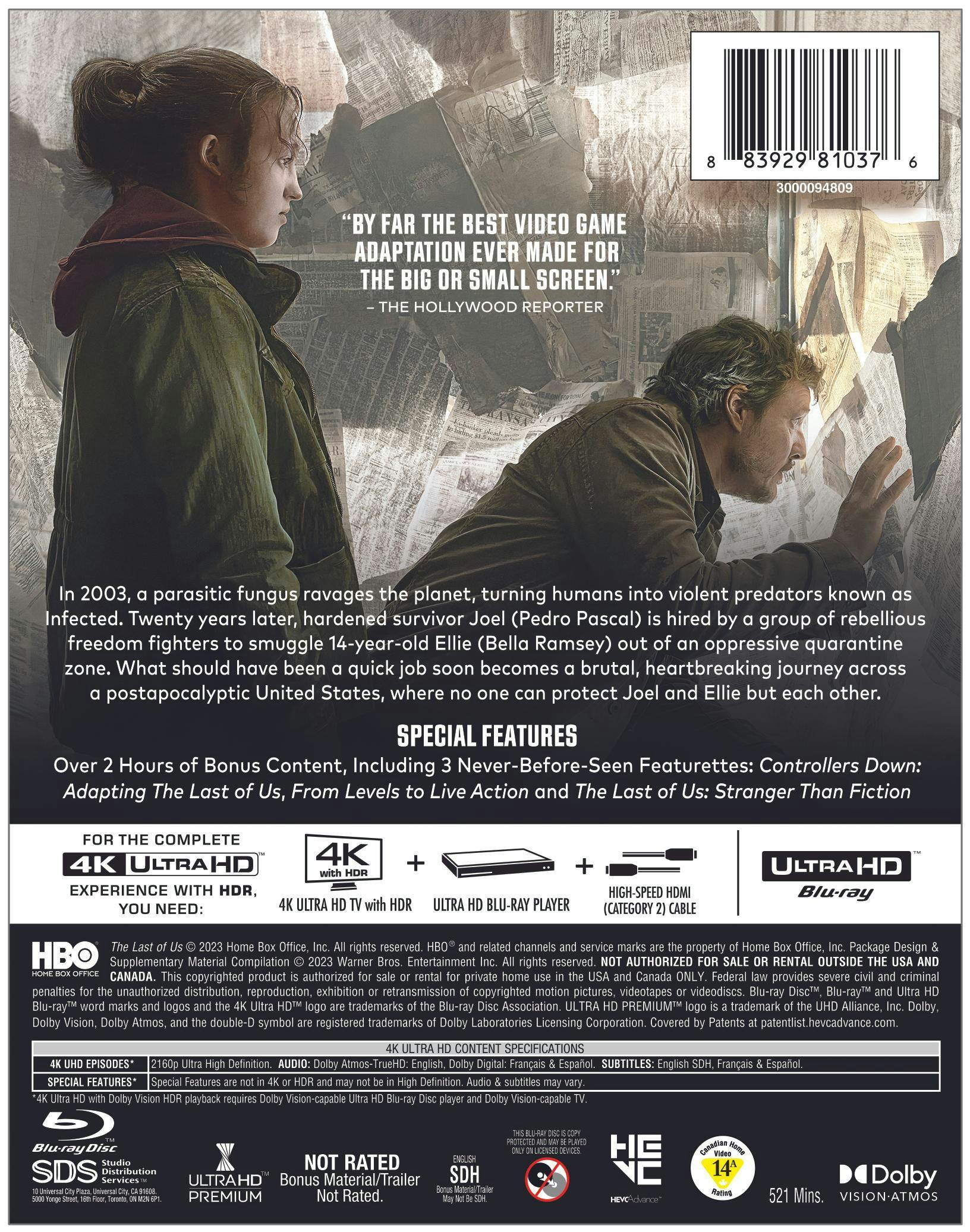 【初回限定生産】THE　LAST　OF　US＜シーズン1＞4K　ULTRA　HD Amazon.co.jp: (初回限定生産)THE LAST OF US(シーズン1)4K