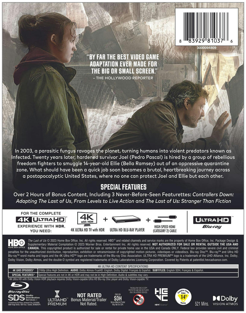 The Last of Us: The Complete First Season (4K Ultra HD + Blu-ray) [UHD]
