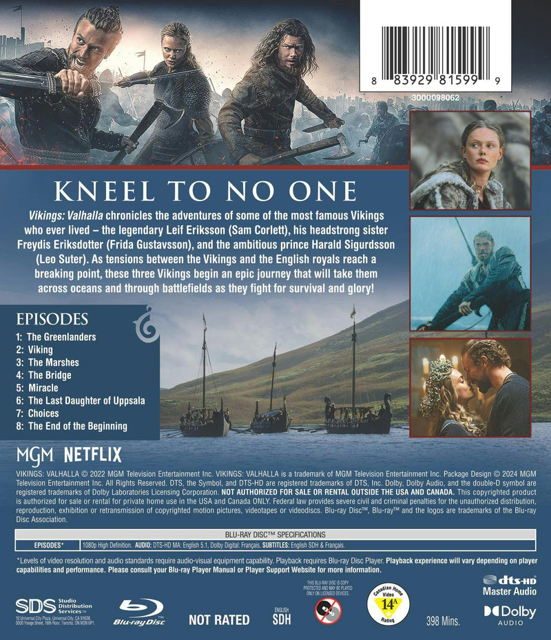 Vikings: Valhalla: The Complete First Season [Blu-ray]