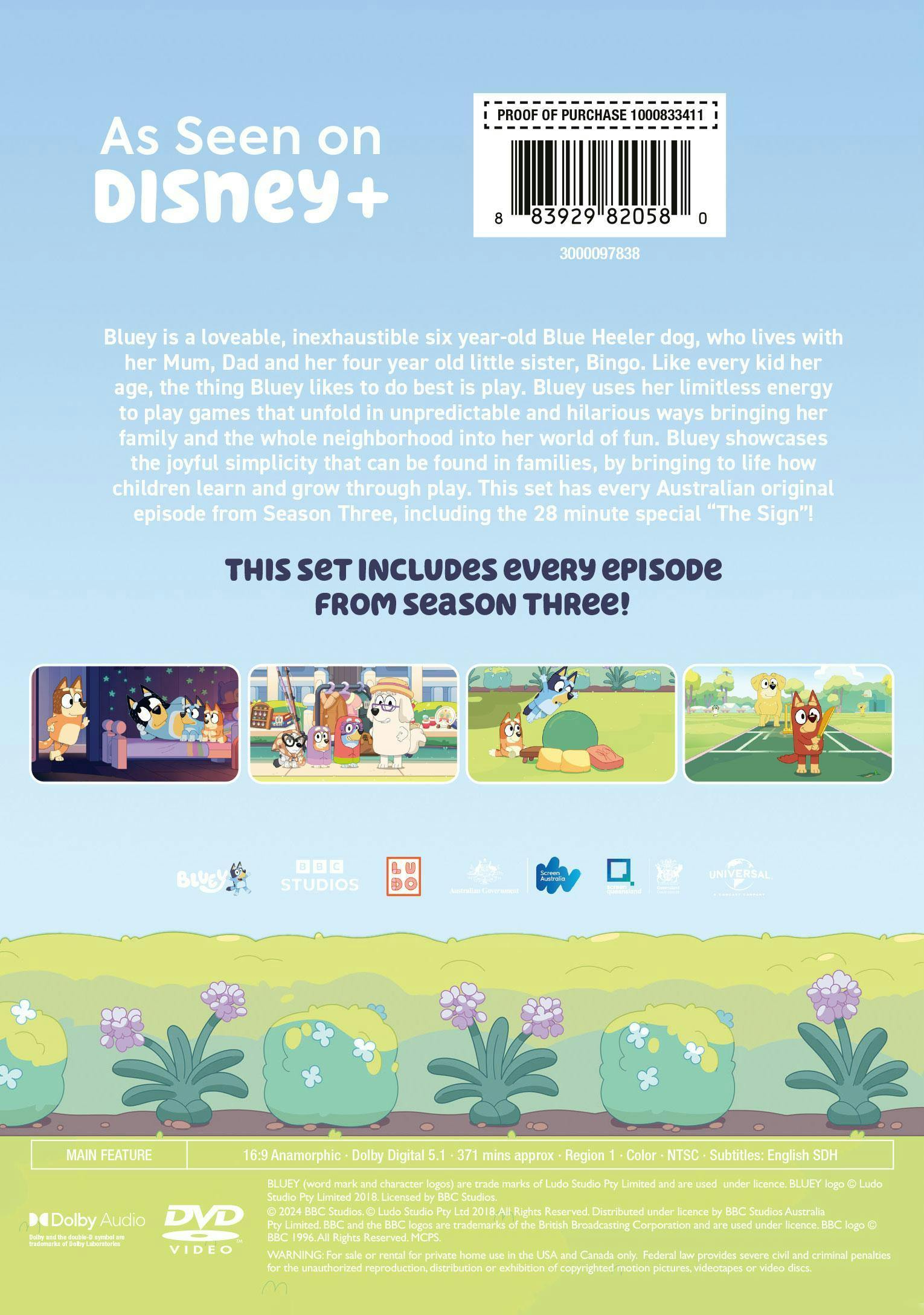 Bluey: Season Three [DVD] – GRUV Entertainment