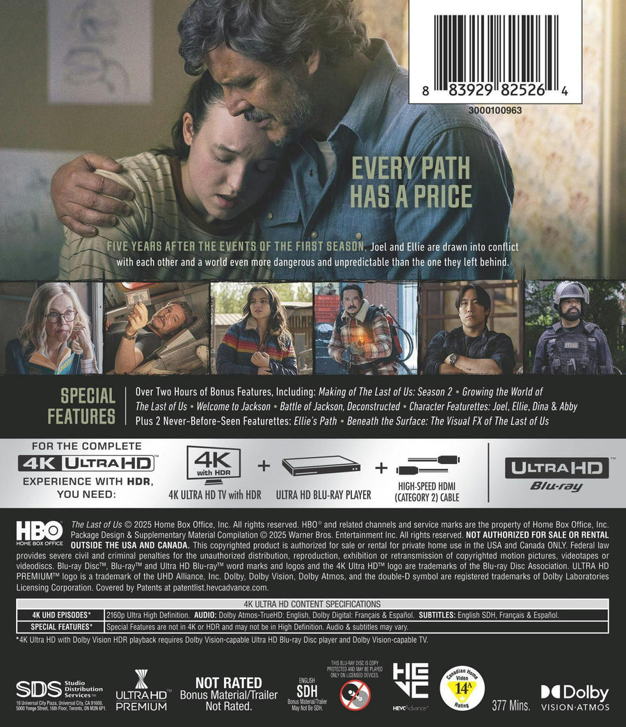 The Last of Us: The Complete Second Season (4K Ultra HD) [UHD]
