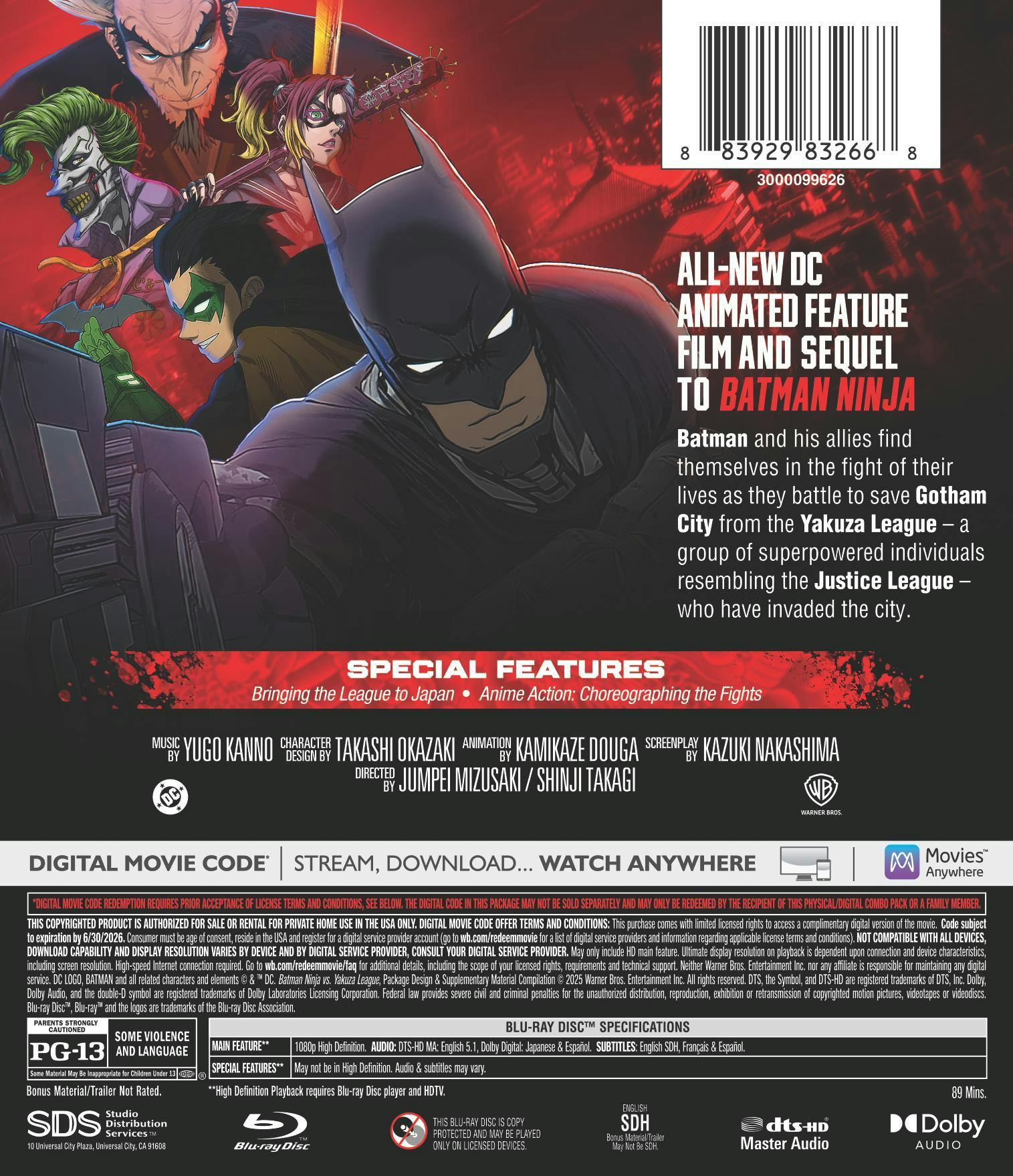 Batman Ninja x Yakuza League [Blu-ray] – GRUV Entertainment