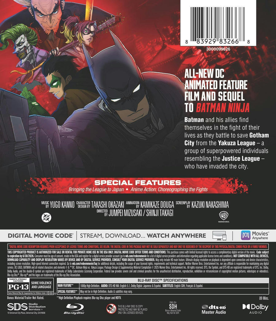 Batman Ninja vs. Yakuza League [Blu-ray]