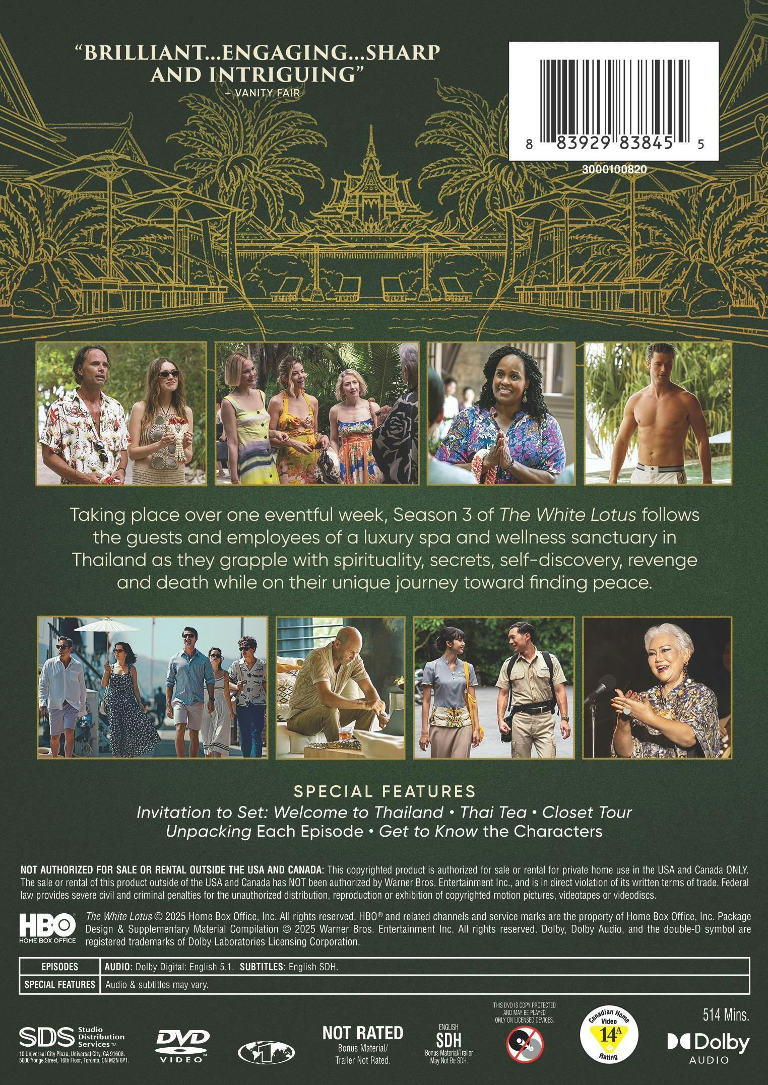 The White Lotus: The Complete Third Season [DVD]