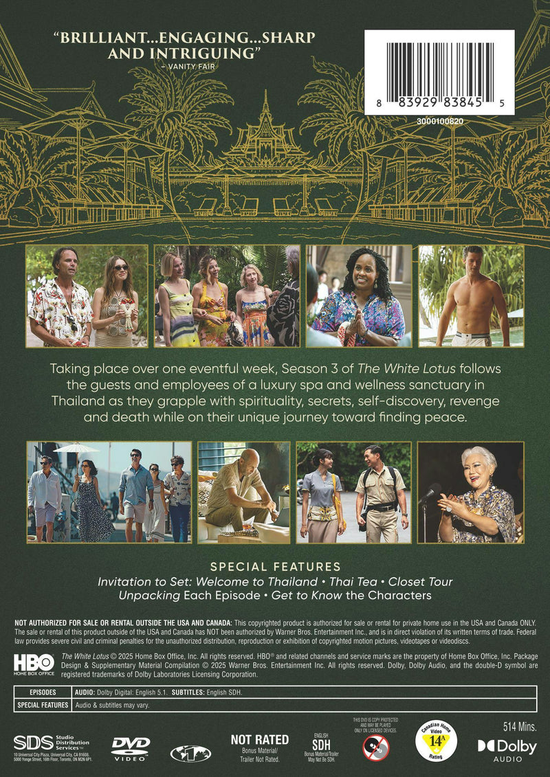 The White Lotus: The Complete Third Season [DVD]