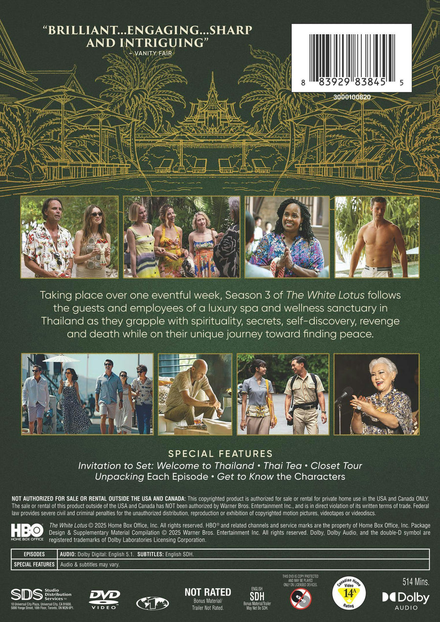 The White Lotus: The Complete Third Season [DVD]