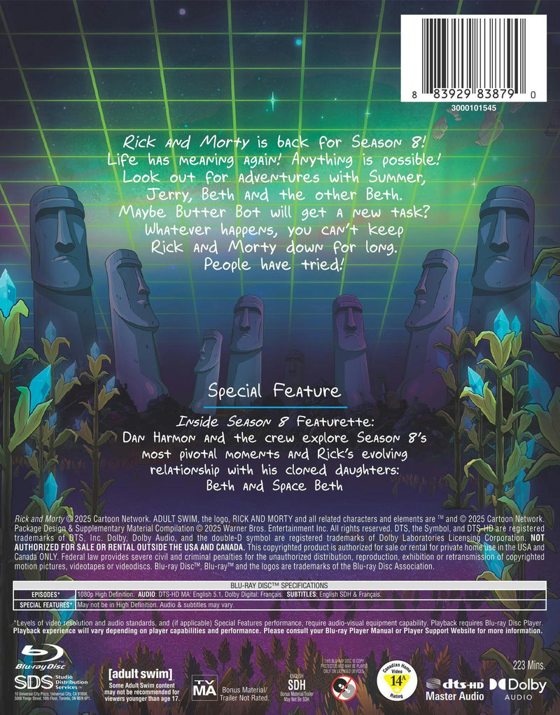 Rick and Morty: The Complete Eighth Season [Blu-ray]
