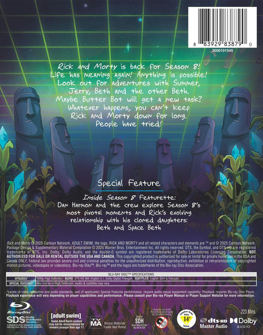 Rick and Morty: The Complete Eighth Season [Blu-ray]