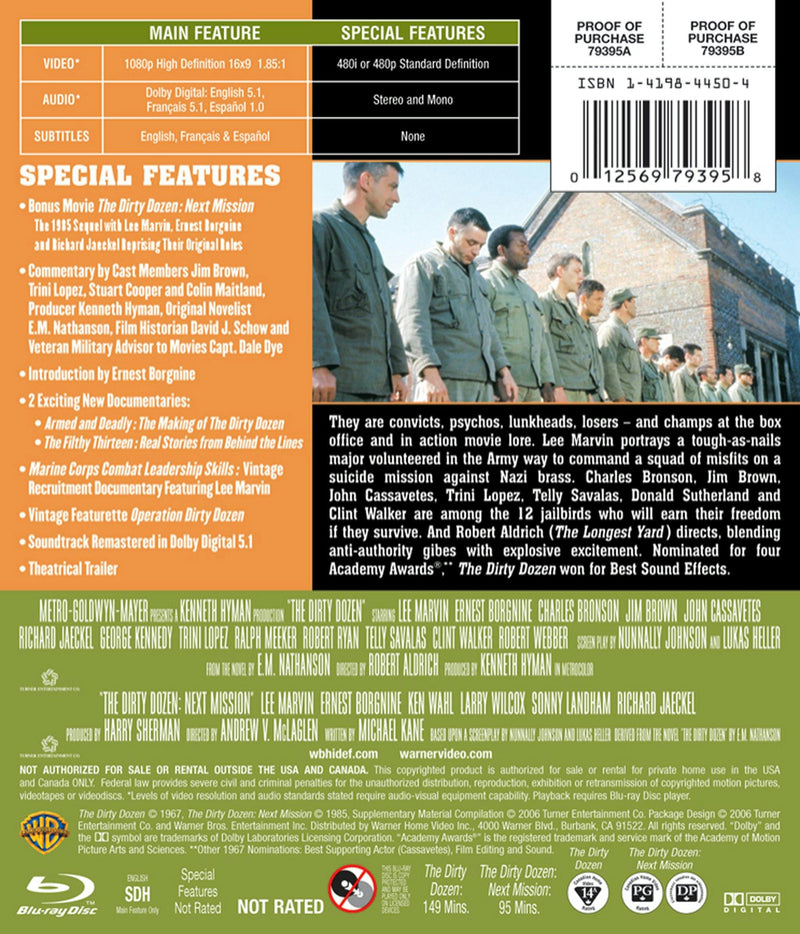 The Dirty Dozen [Blu-ray]