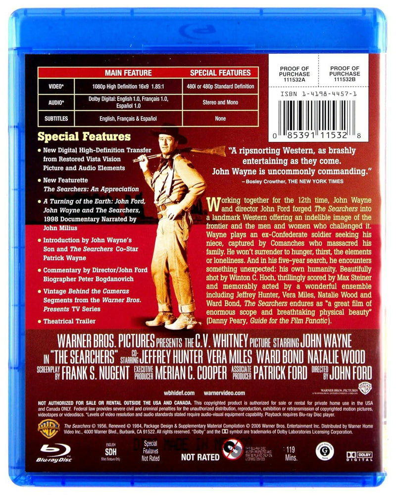 The Searchers [Blu-ray]