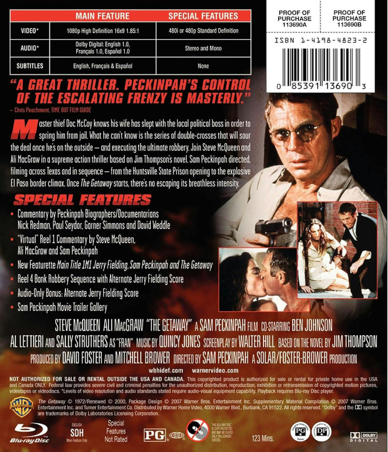 The Getaway (Blu-ray Deluxe Edition) [Blu-ray]