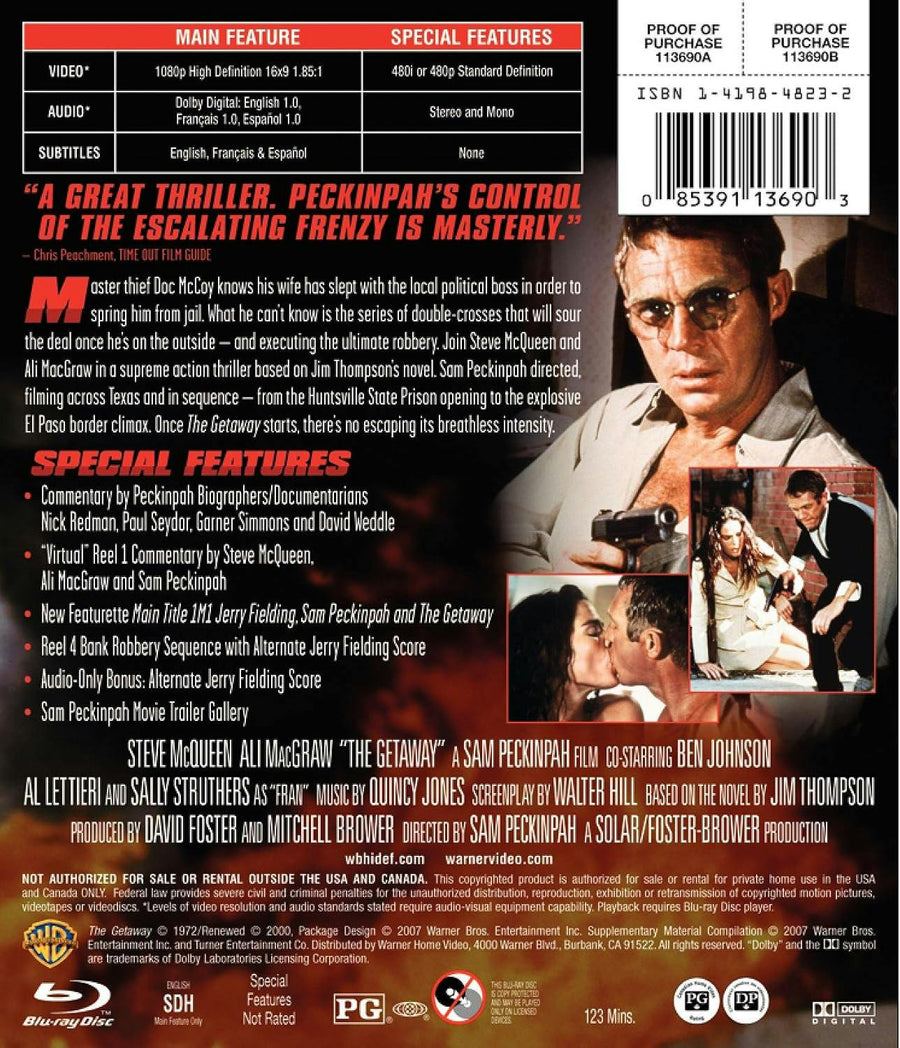 The Getaway (Blu-ray Deluxe Edition) [Blu-ray]