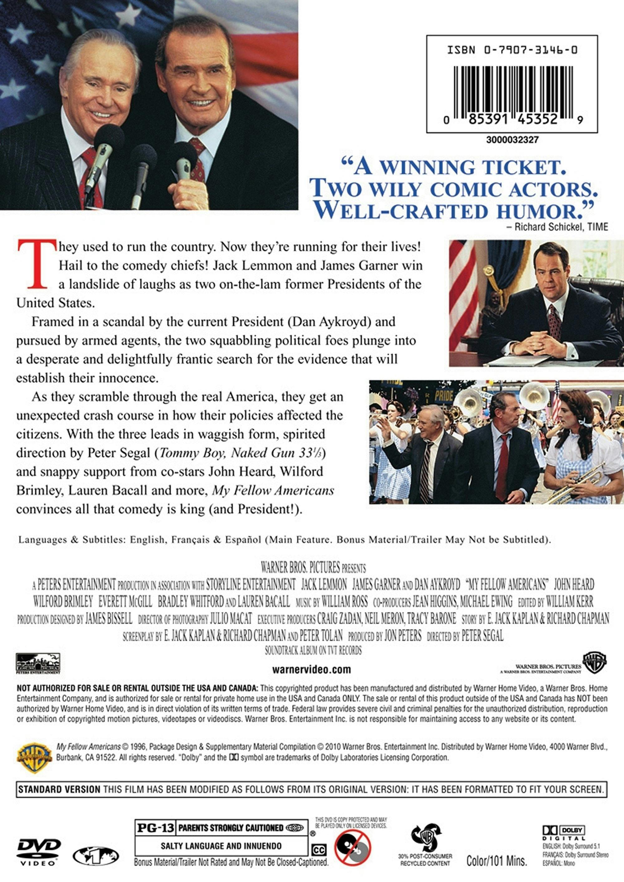 My Fellow Americans [DVD]