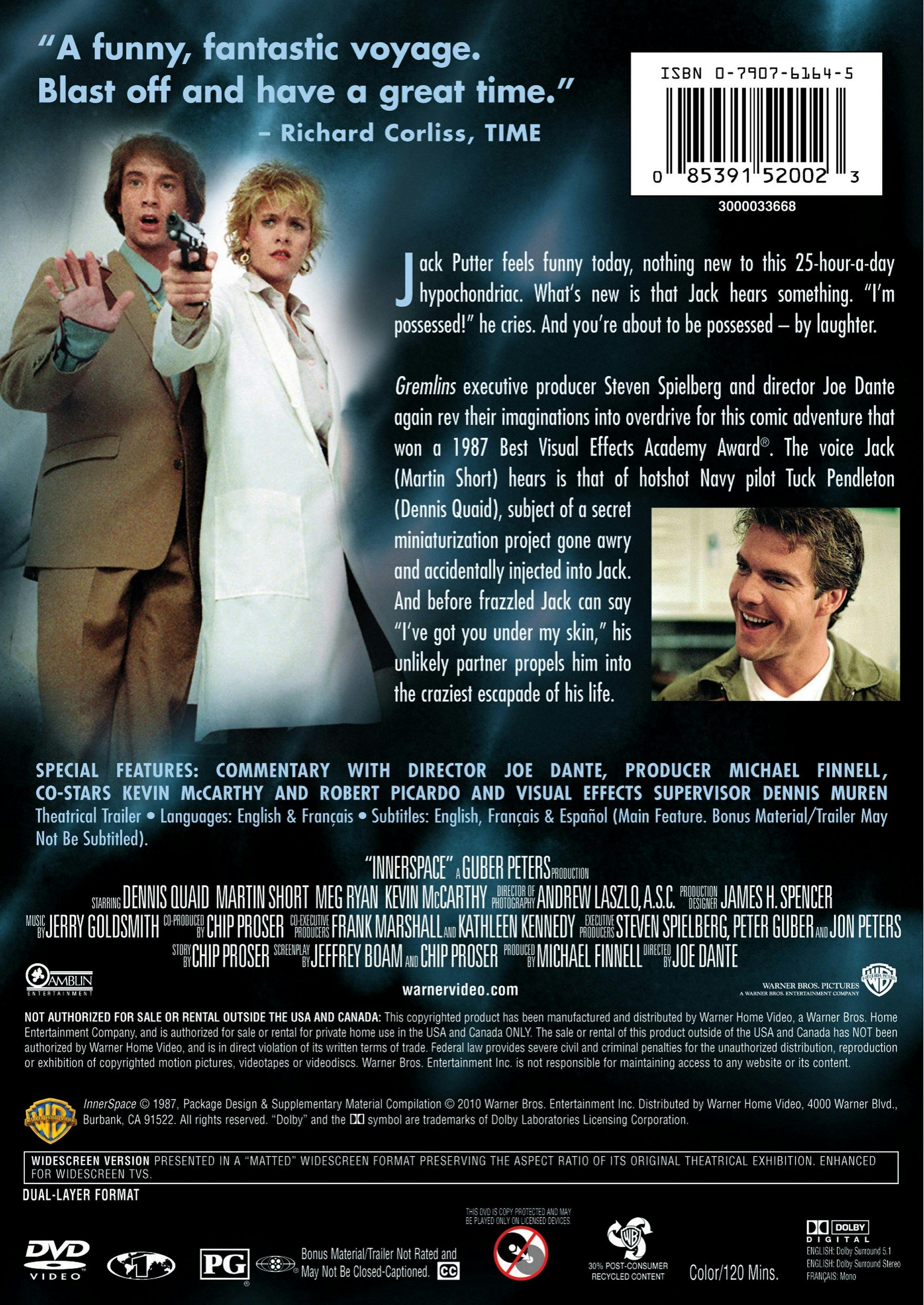 Innerspace (DVD Widescreen) [DVD] – GRUV Entertainment