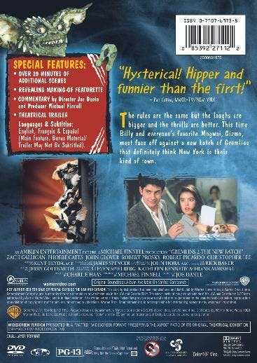 Gremlins 2 - The New Batch [DVD]