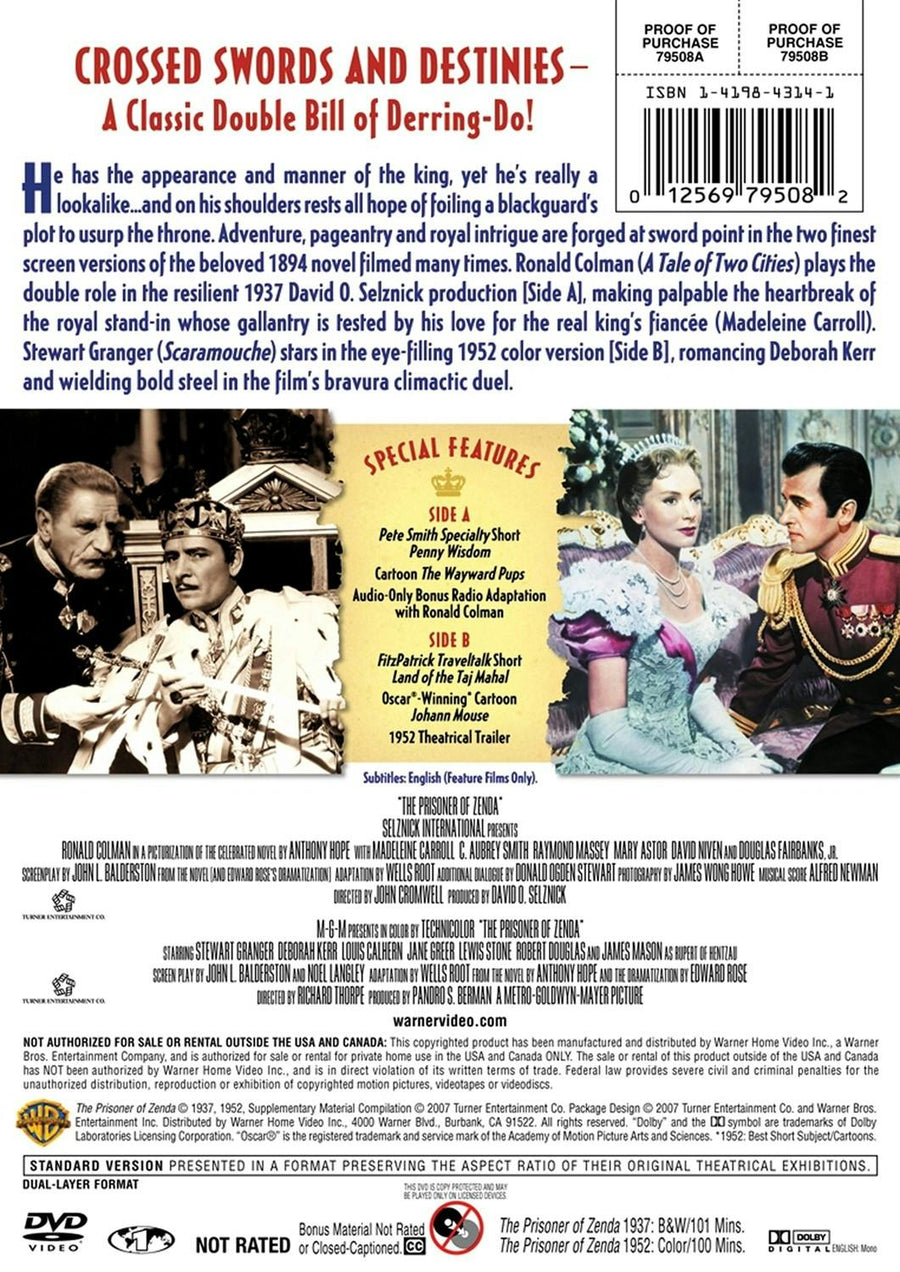 Prisoner of Zenda (1937/1952) (DVD Double Feature) (DVD Double Feature) [DVD]