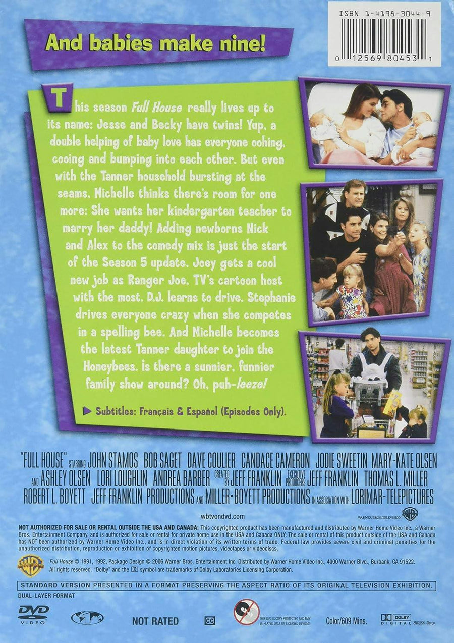 Full House: The Complete Fifth Season (Box Set) [DVD]