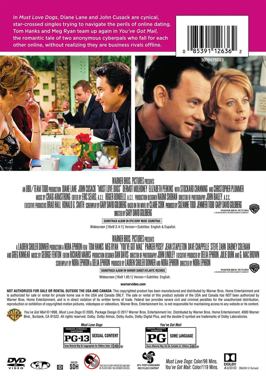 Must Love Dogs/You've Got Mail (DVD Double Feature) [DVD]