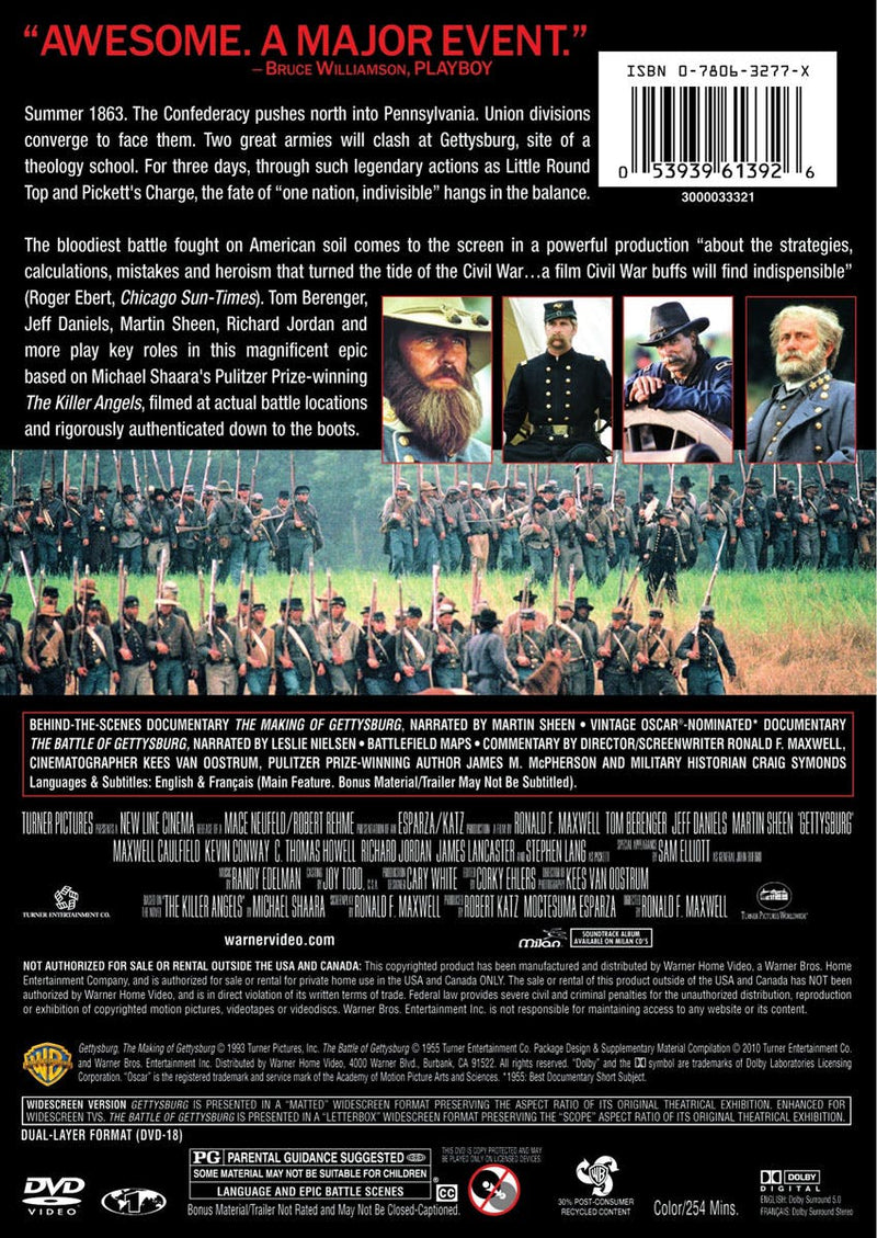 Gettysburg [DVD]