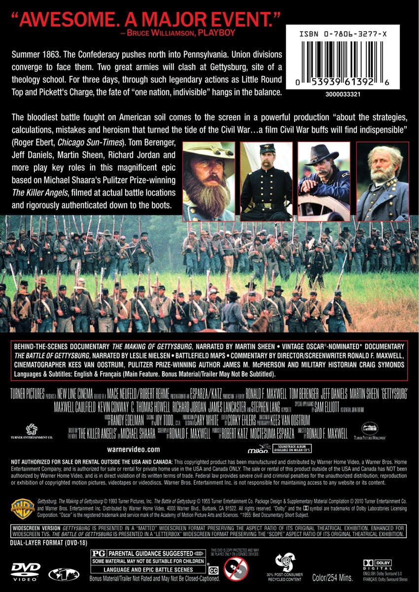 Gettysburg [DVD]