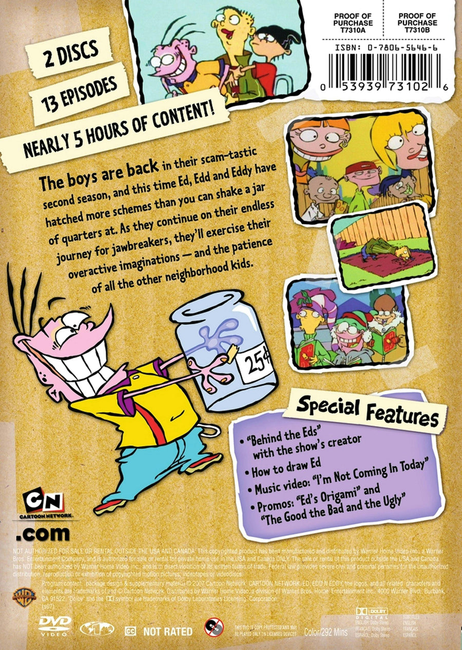 Ed, Edd and Eddy: Complete Second Season [DVD]