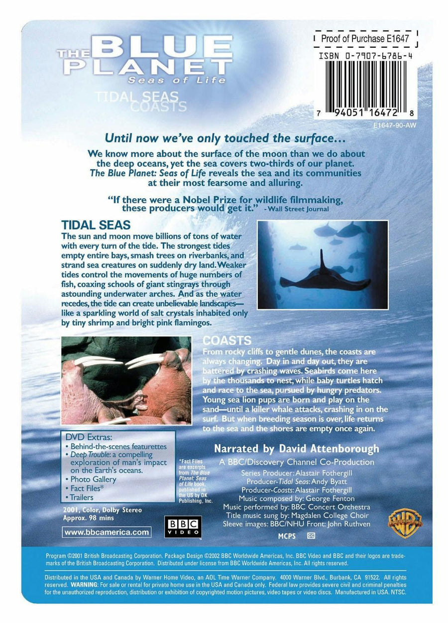 The Blue Planet: Seas of Life - Tidal Seas/Coasts [DVD]
