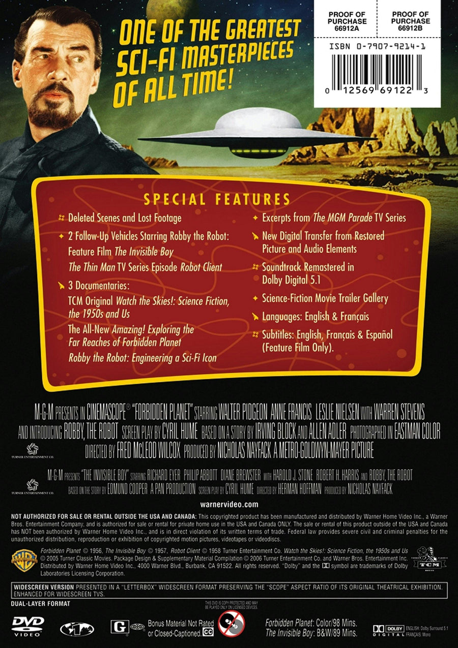 Forbidden Planet (DVD 50th Anniversary Edition) [DVD]