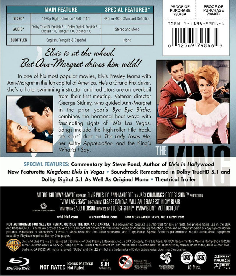Viva Las Vegas [Blu-Ray]