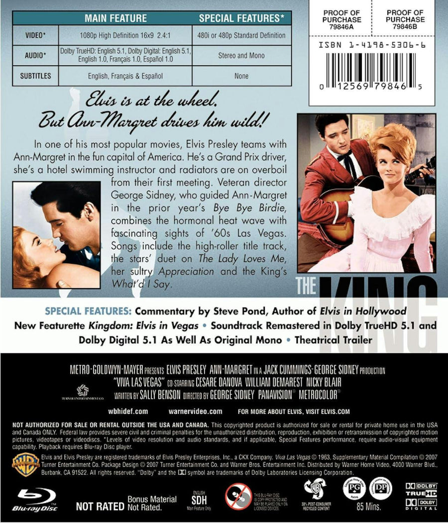 Viva Las Vegas [Blu-Ray]