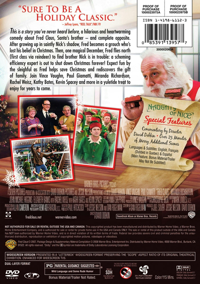 Fred Claus [DVD]