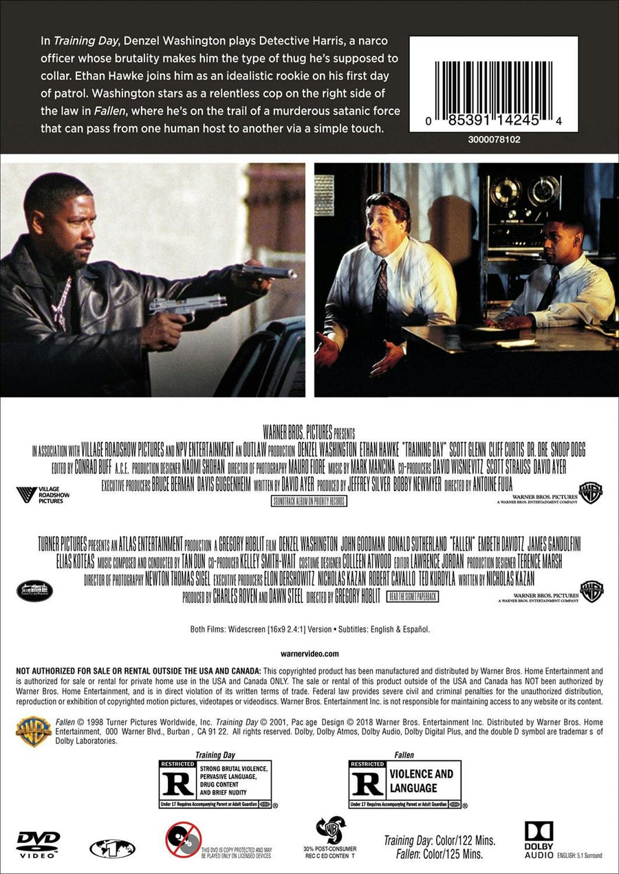 Training Day/Fallen (DVD Double Feature) [DVD]