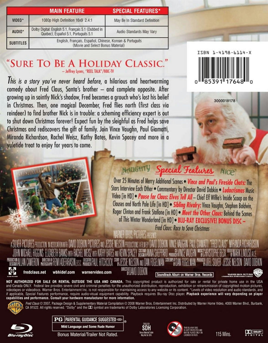 Fred Claus [Blu-ray]