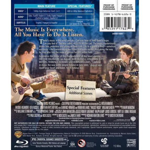 August Rush [Blu-ray]