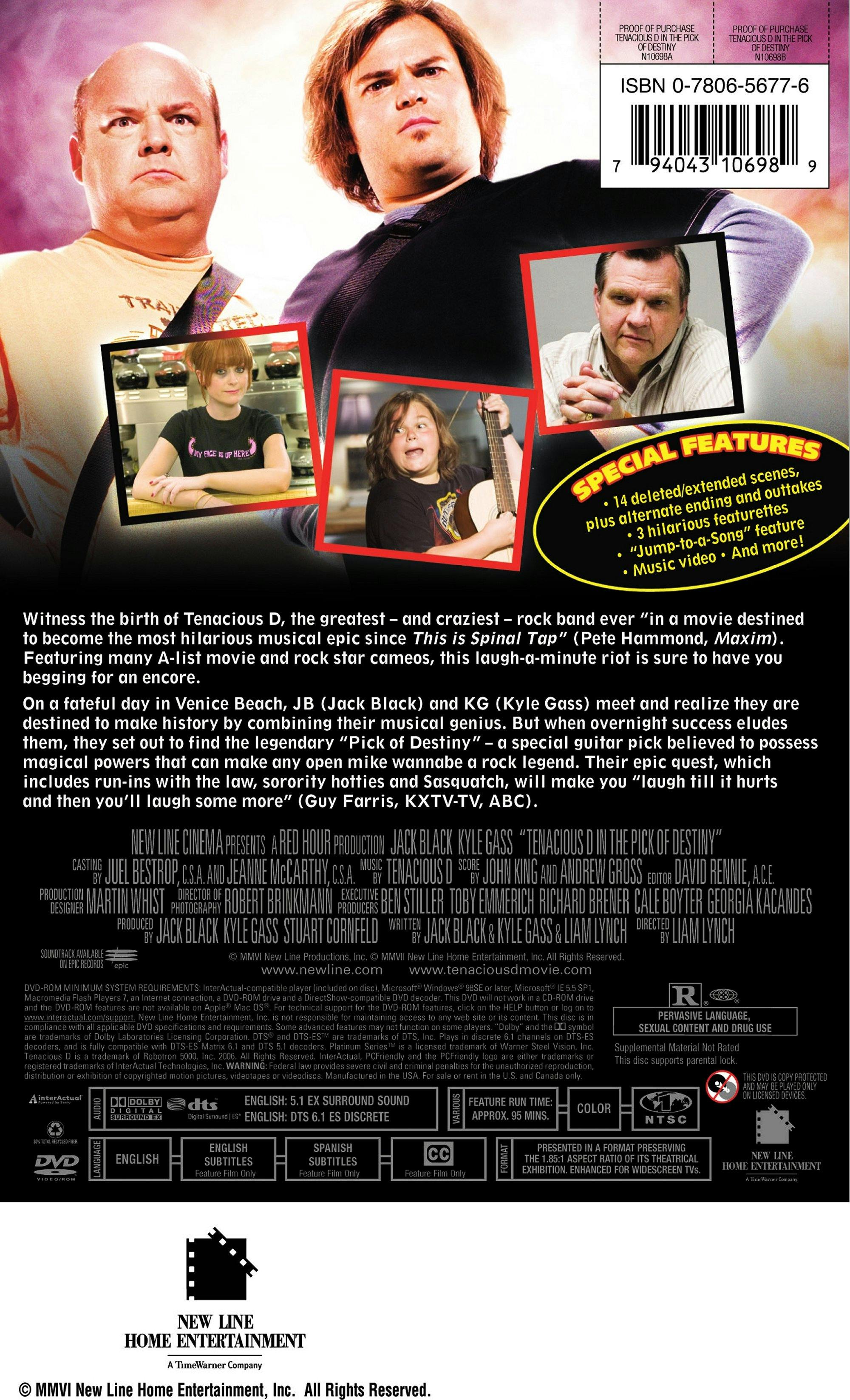 Tenacious D In The Pick Of Destiny [DVD] – GRUV Entertainment