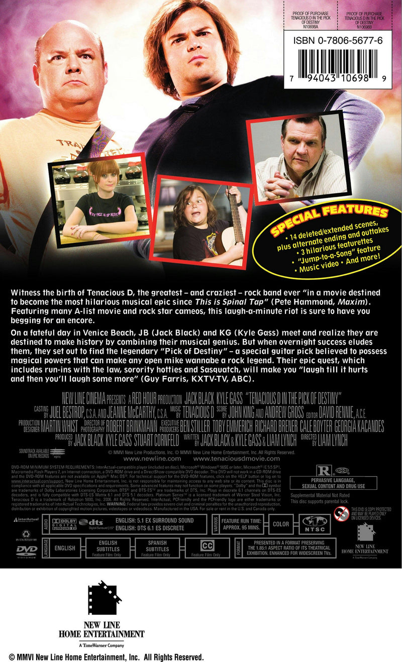 Tenacious D In The Pick Of Destiny [DVD]