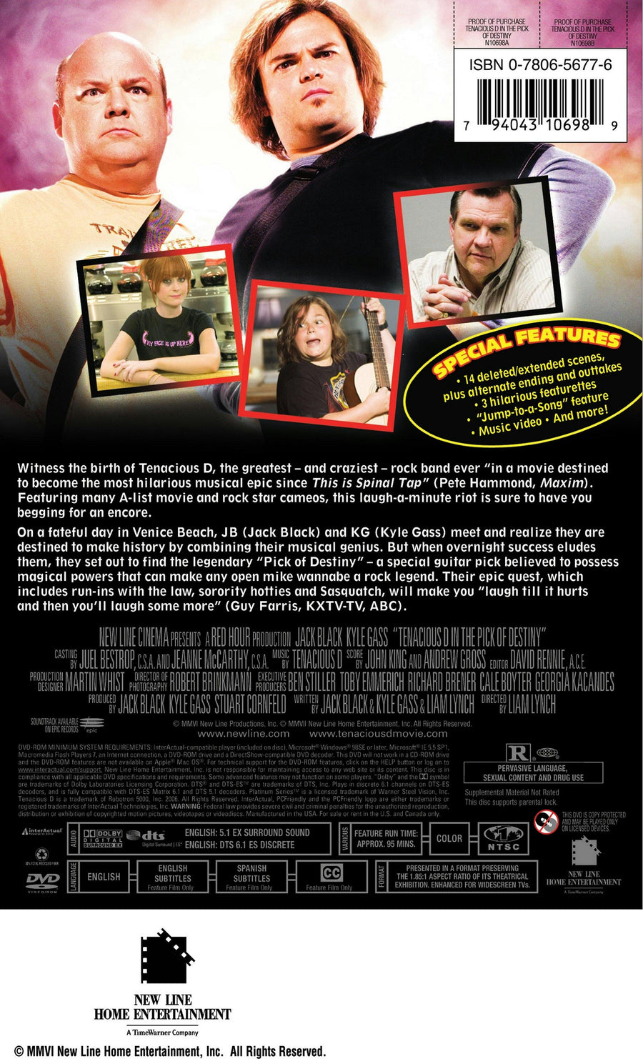 Tenacious D In The Pick Of Destiny [DVD]