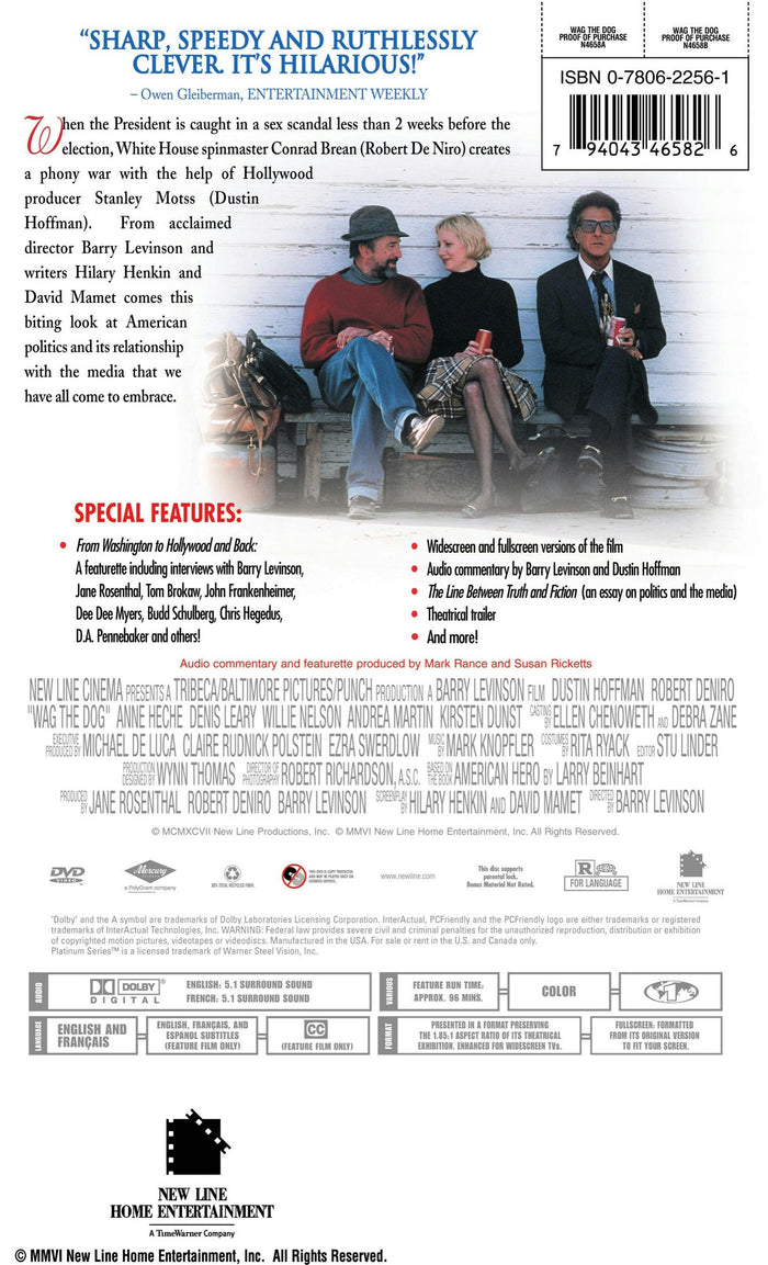 Wag the Dog (DVD Platinum Series) [DVD]