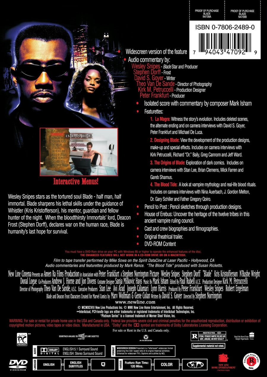 Blade (DVD Platinum Series) [DVD]