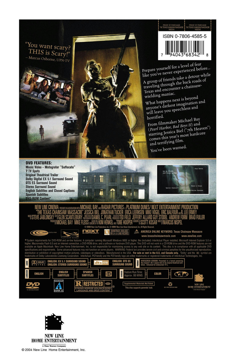 The Texas Chainsaw Massacre [DVD]